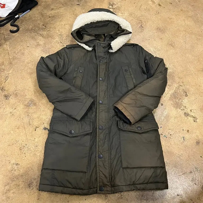 [BUNJANG] CP Company Goggle Hooded Down Puffer Jacket / [정품/95] CP 컴퍼니 고글 후드 패딩 점퍼