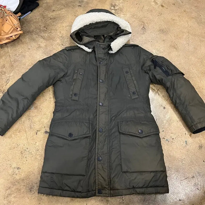 [BUNJANG] CP Company Goggle Hooded Down Puffer Jacket / [정품/95] CP 컴퍼니 고글 후드 패딩 점퍼