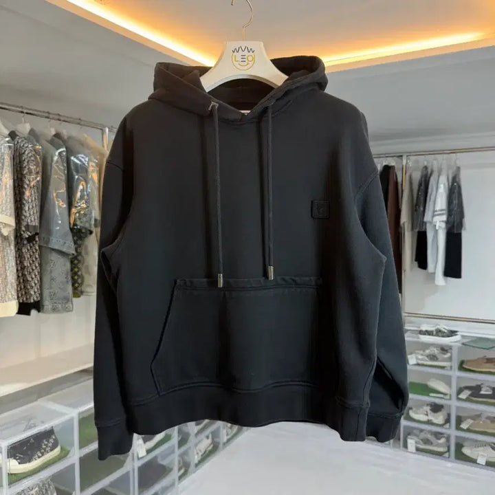 [BUNJANG] WOOYOUNGMI Swaying Flower Back Logo Hoodie / [리오브] 우영미 스웨잉 플라워 백로고 후드