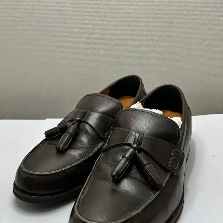 [BUNJANG] Bruno Magli Tassel Loafers Brown (250) / 브루노말리 태슬 로퍼 브라운(250)