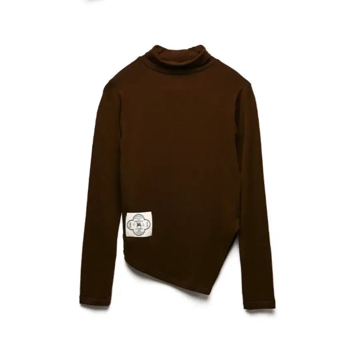 [BUNJANG] VITALSIGN Layered Turtleneck (Brown, Free Size) / 바이탈싸인 VITALSIGN 레이어드 터틀넥 목폴라