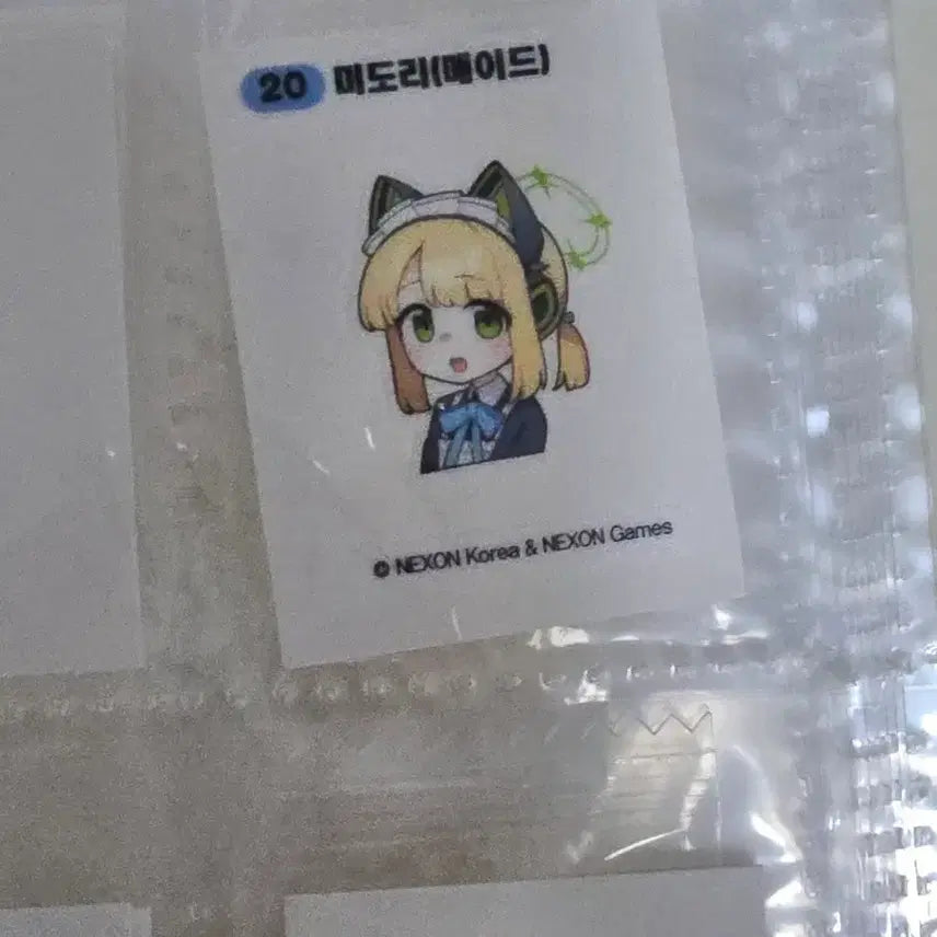 [BUNJANG] Blue Archive Midori Maid "Tteu-bbo-seal" Sticker / 블루아카이브 미도리 메이드 띠부씰