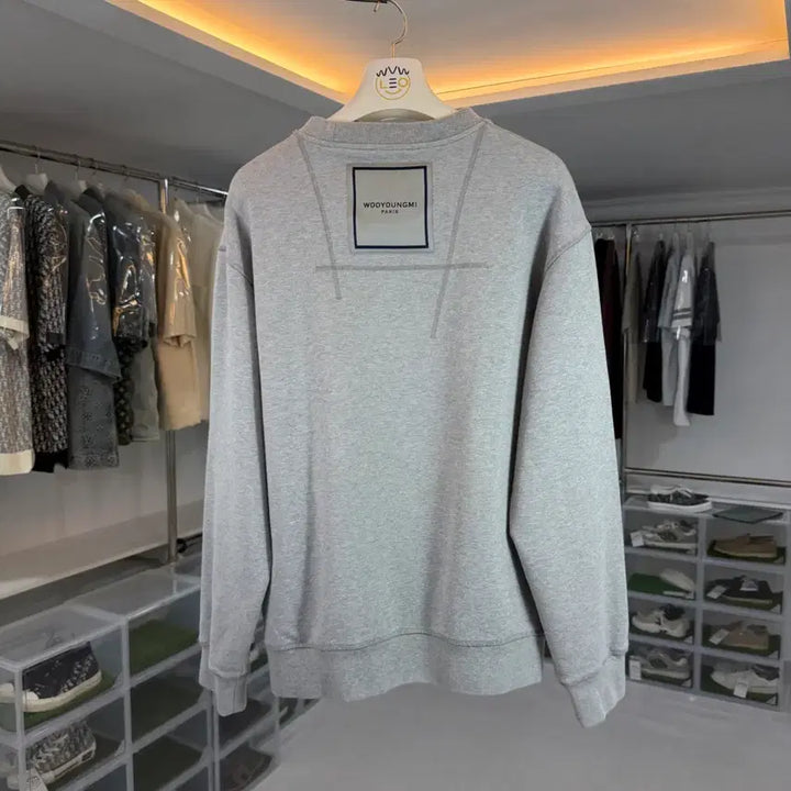 [BUNJANG] Wooyoungmi Square Label Sweatshirt / [리오브] 우영미 스퀘어 라벨 맨투맨