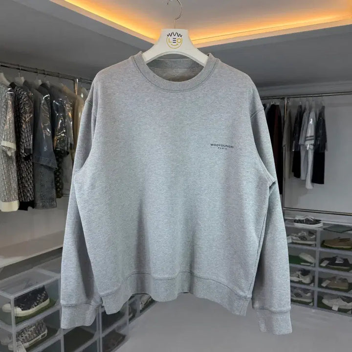 [BUNJANG] Wooyoungmi Square Label Sweatshirt / [리오브] 우영미 스퀘어 라벨 맨투맨
