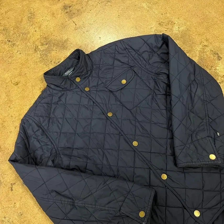 [BUNJANG] Polo Ralph Lauren Navy Quilted Jacket XL / [정품/XL] 폴로 랄프로렌 네이비 퀼팅 자켓