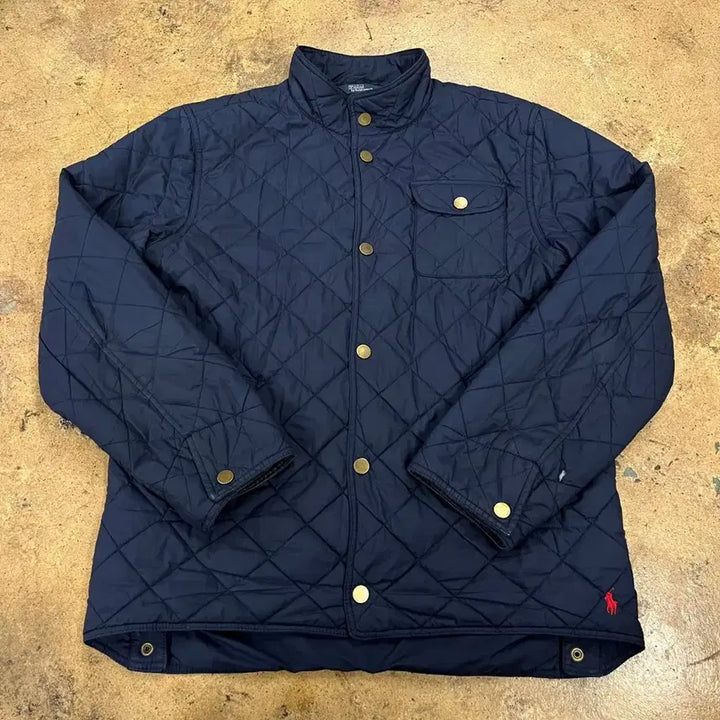 [BUNJANG] Polo Ralph Lauren Navy Quilted Jacket XL / [정품/XL] 폴로 랄프로렌 네이비 퀼팅 자켓