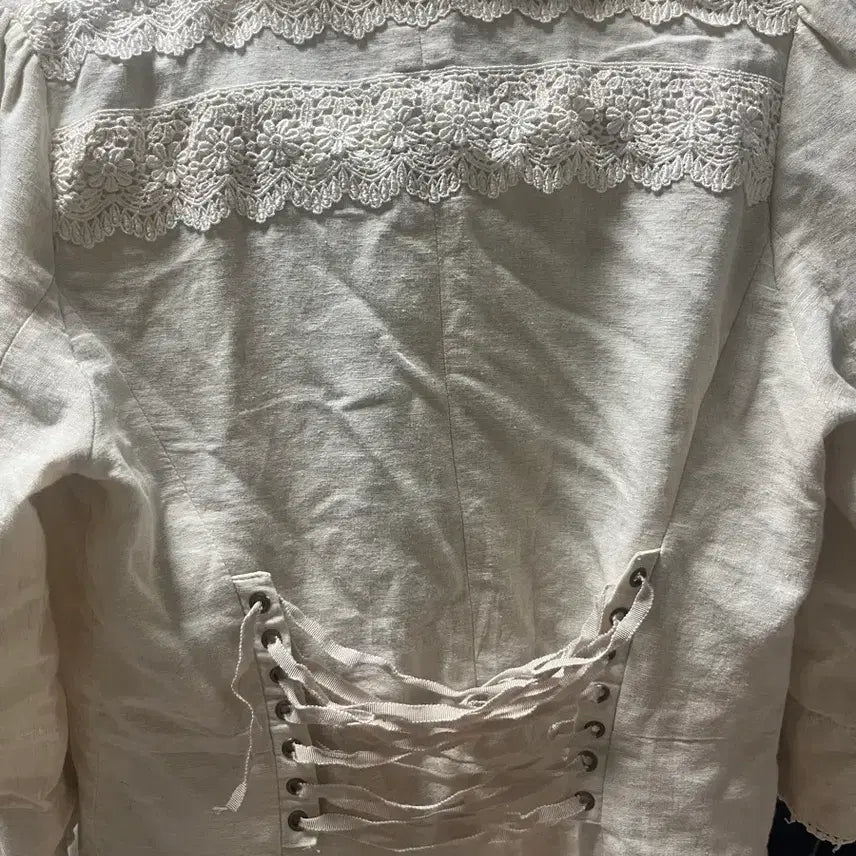 [BUNJANG] Axizfarm Lace Detail Jacket / 엑시즈팜 자켓