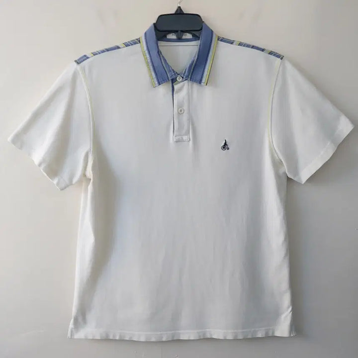 [BUNJANG] Beanpole PK Cotton Short Sleeve Polo Shirt Ivory 105 / 빈폴 105 PK코튼 카라 반팔 티셔츠. IV. A