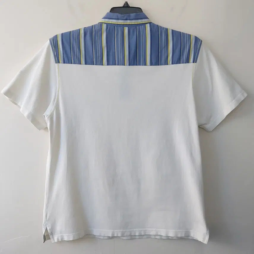[BUNJANG] Beanpole PK Cotton Short Sleeve Polo Shirt Ivory 105 / 빈폴 105 PK코튼 카라 반팔 티셔츠. IV. A