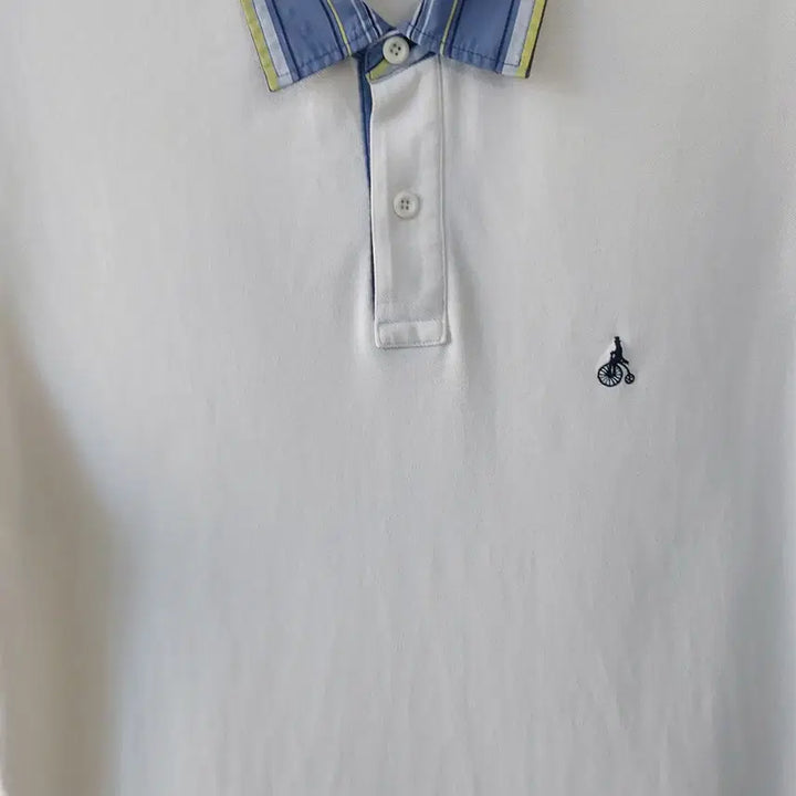 [BUNJANG] Beanpole PK Cotton Short Sleeve Polo Shirt Ivory 105 / 빈폴 105 PK코튼 카라 반팔 티셔츠. IV. A