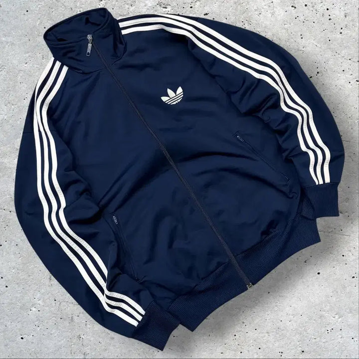 [BUNJANG] Adidas Firebird Track Top Jersey - Navy Blue (2008) / [100] 08s 아디다스 파이어버드 네이비 삼선 트랙탑 져지