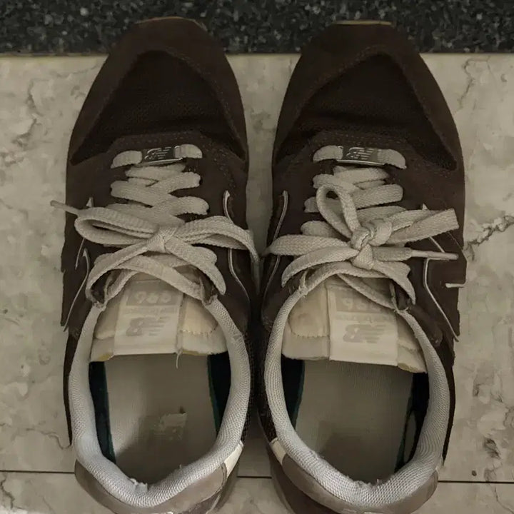 [BUNJANG] New Balance Brown Sneakers (US 6-6.5) / 일본 구매)뉴발란스 브라운 235-240