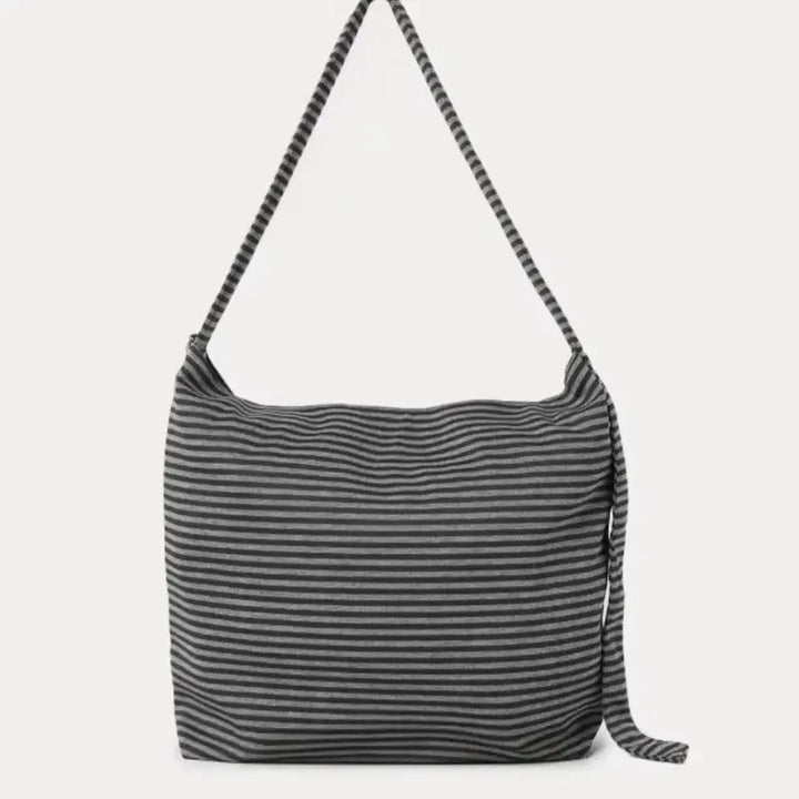 [BUNJANG] Mixxo Stripe Ribbon Eco Bag / 미쏘 보부상 스트라이프 리본 에코백