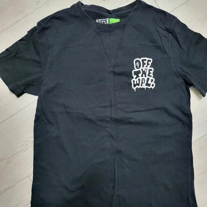 [BUNJANG] Vans Off The Wall Black Short Sleeve T-Shirt / 반스 Off The Wall 블랙 반팔 티셔츠