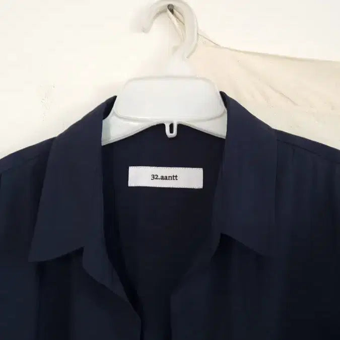 [BUNJANG] AANTT Navy Maxi Shirt Dress Robe / 32.aantt브랜드의 네이비 맥시 셔츠 원피스 로브