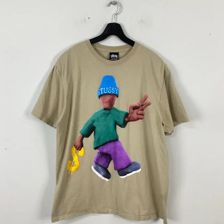 [BUNJANG] Stussy Peace &amp; Prosperity T-Shirt / 스투시 피스 앤 프로스페리티 티셔츠 M