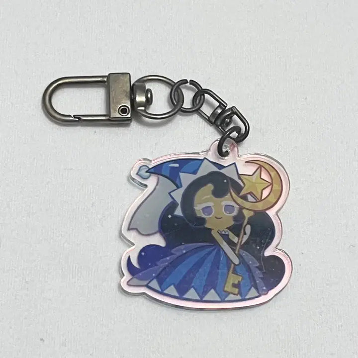 [BUNJANG] Cookie Run Moonlight Cookie Acrylic Keychain / 쿠키런 달빛술사맛 쿠키 아크릴 키링