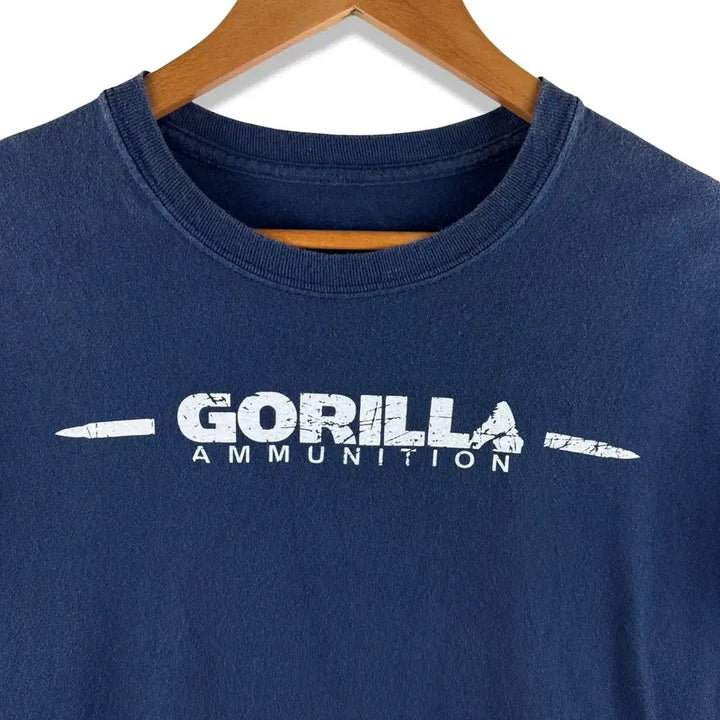[BUNJANG] Gorilla Ammuntion "Stars and Stripes" Graphic T-Shirt / 고릴라애뮤니션 성조기 그래픽 티셔츠3291