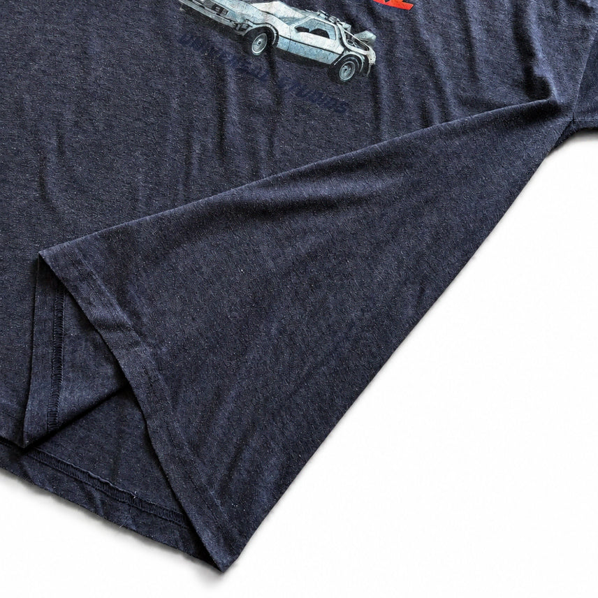 [BUNJANG] 80s Universal Studios Back to the Future Ringer T-Shirt XL / 80s 유니버설 스튜디오 BACK TO THE FUTURE 티셔츠 XL