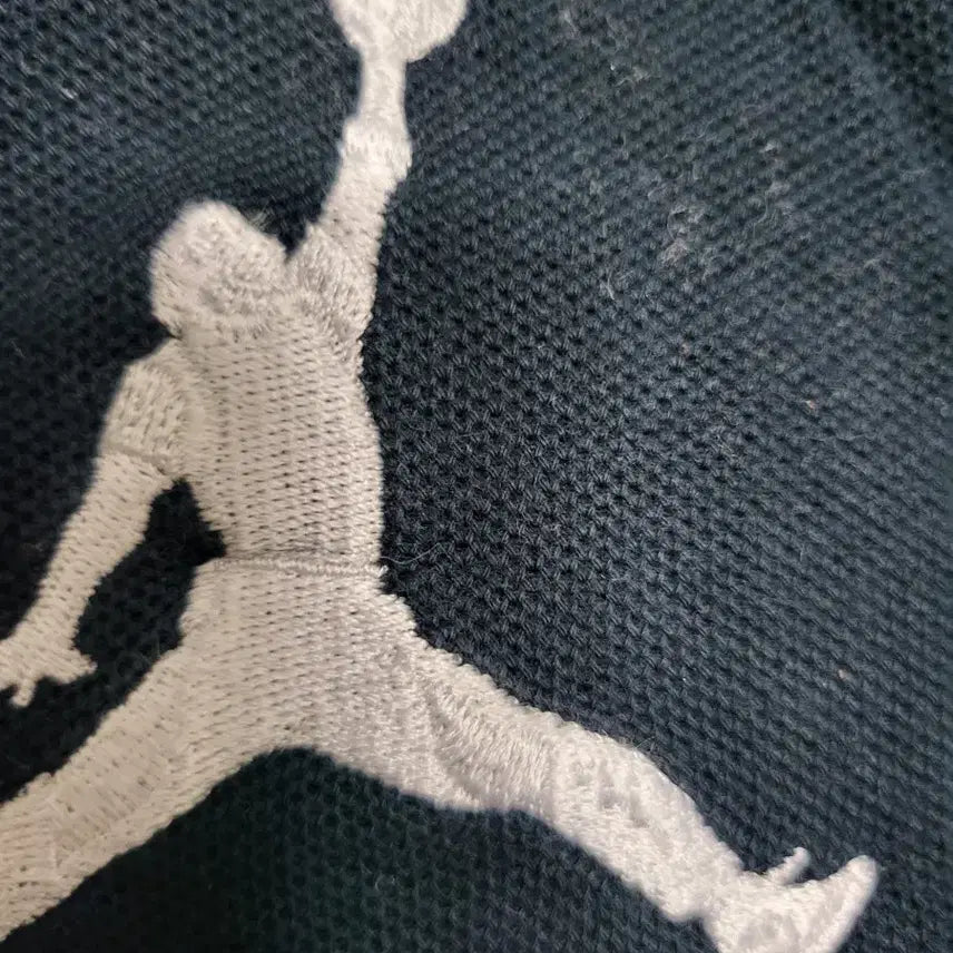 [BUNJANG] Jordan 23 Printing Short Sleeve Polo T-Shirt Black / 조던 반팔 폴로티 블랙 23 프린팅
