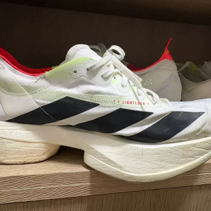 [BUNJANG] Adidas Adizero Adios Pro White/Black Running Shoes / 아디다스 아디제로 아디오스 프로 흰검 운동화
