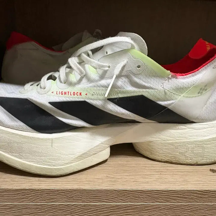 [BUNJANG] Adidas Adizero Adios Pro White/Black Running Shoes / 아디다스 아디제로 아디오스 프로 흰검 운동화