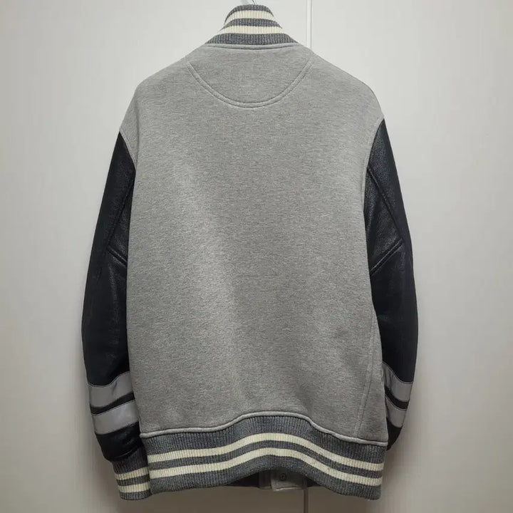 [BUNJANG] Junya Watanabe Leather Sleeve Varsity Jacket / 준야와타나베 가죽 소매 바시티 자켓