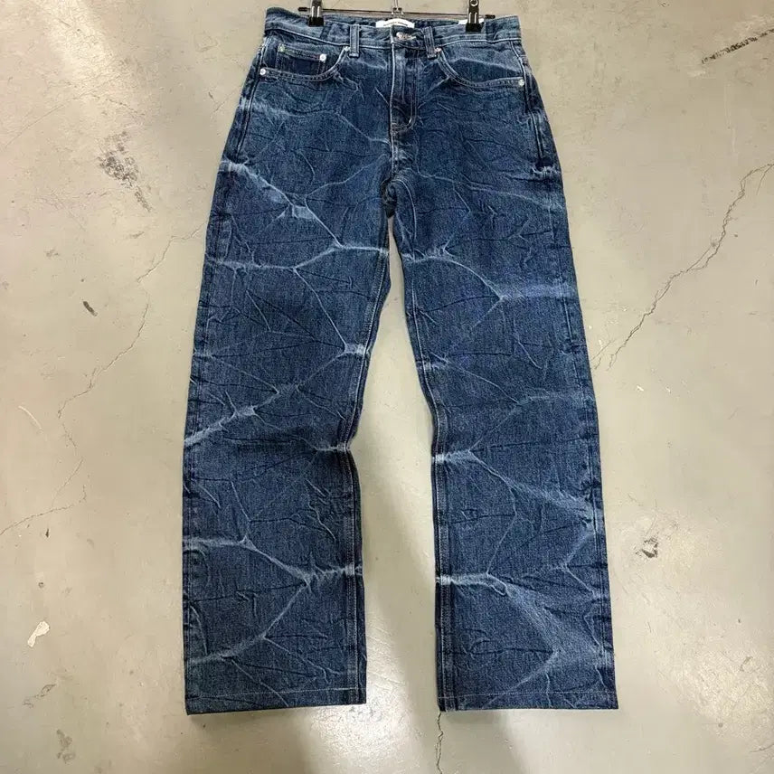 [BUNJANG] Instant Denim Washed Straight Denim Pants 28 / 만원샵 인스턴트데님 워싱 스트레이트 데님 팬츠 28