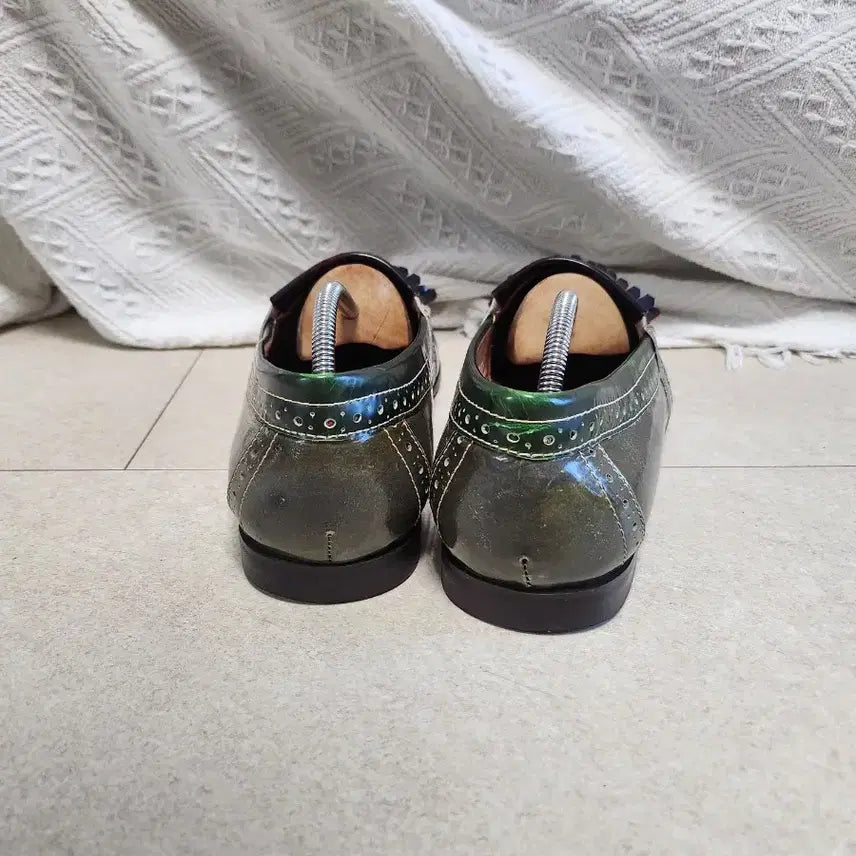 [BUNJANG] Micam Leather Fringe Loafers Size 43 / Micam 레더 프린지 로퍼 size 43