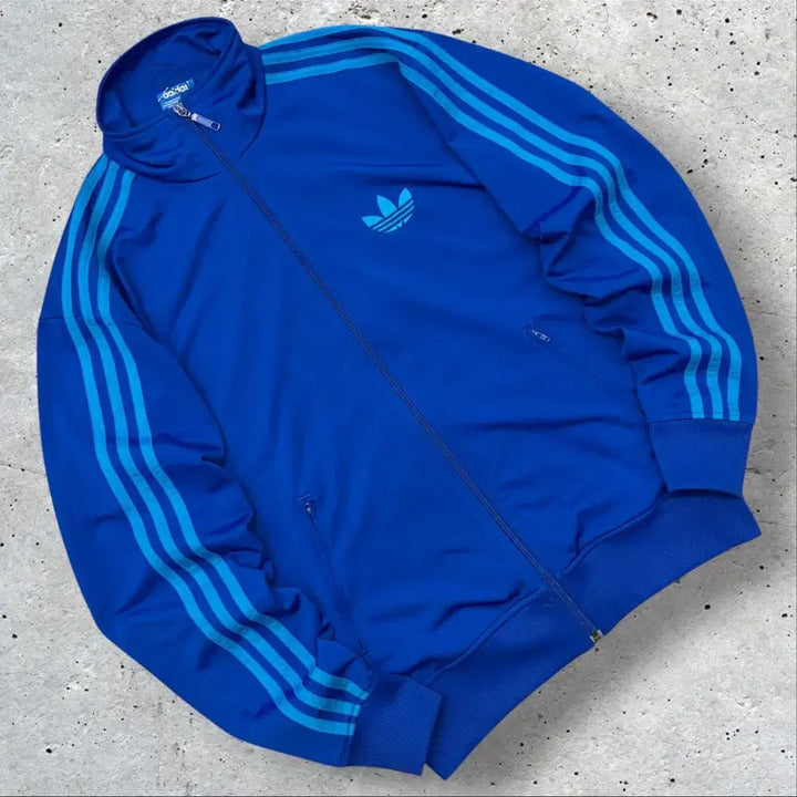 [BUNJANG] Adidas Firebird Track Top Jersey Zip-up Blue / [100] 12s 아디다스 파이어버드 트랙탑 져지 집업 블루