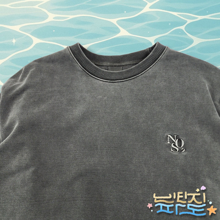 [BUNJANG] S NOS7 Son Heung-min Pigment Washed Sweatshirt / S NOS7 피그먼트 워싱 손흥민 맨투맨