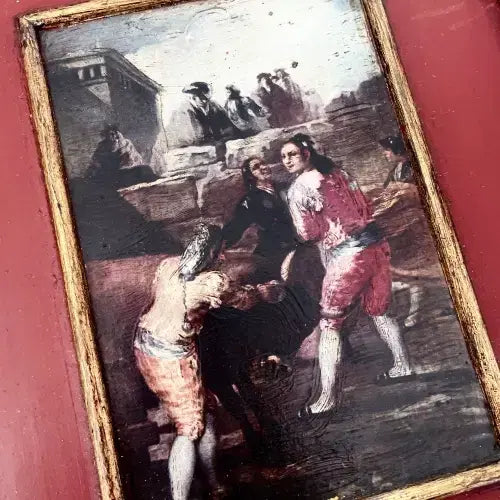 [BUNJANG] Antique Spanish "La Novillada" Oil Painting / 앤틱 스페인 라 노비야다 유화