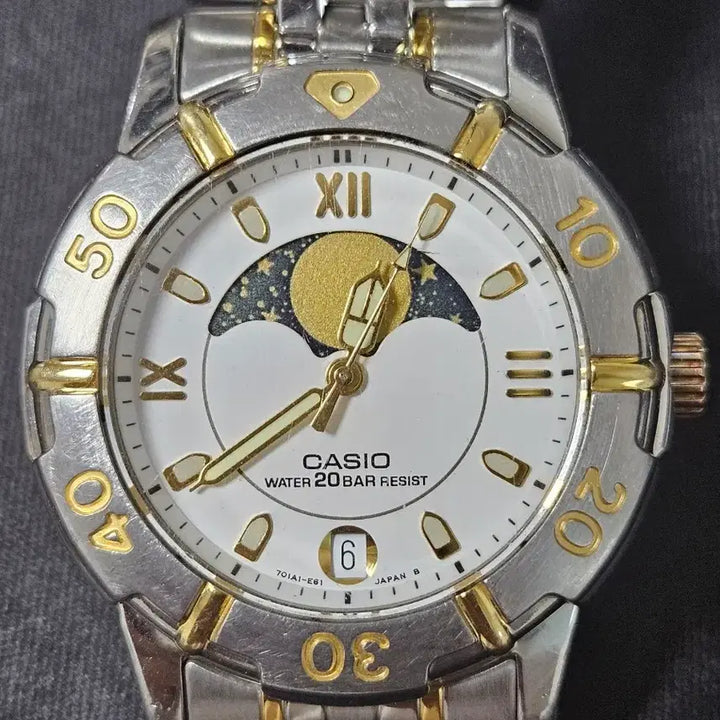 [BUNJANG] Casio Vintage Diver Moonphase MD-738 Watch / 카시오 빈티지 다이버 문페이즈 MD-738