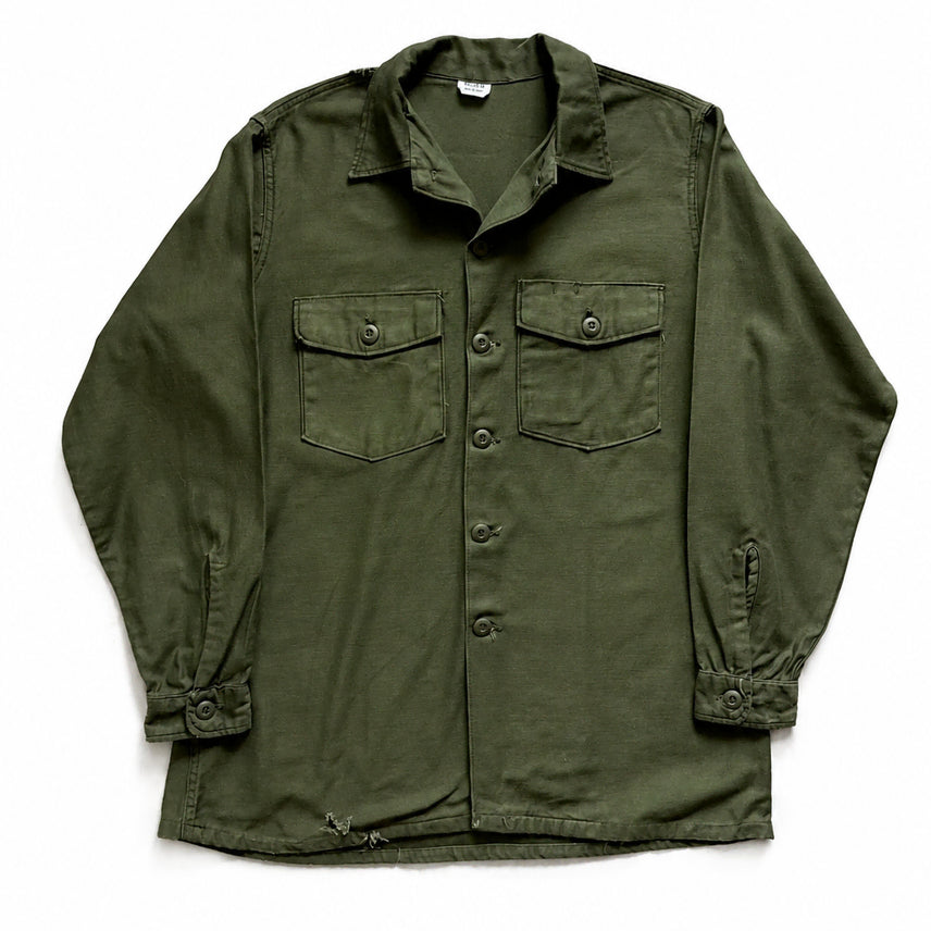 [SOLD OUT] 60s 미군 OG 107 퍼티그 셔츠 16.5