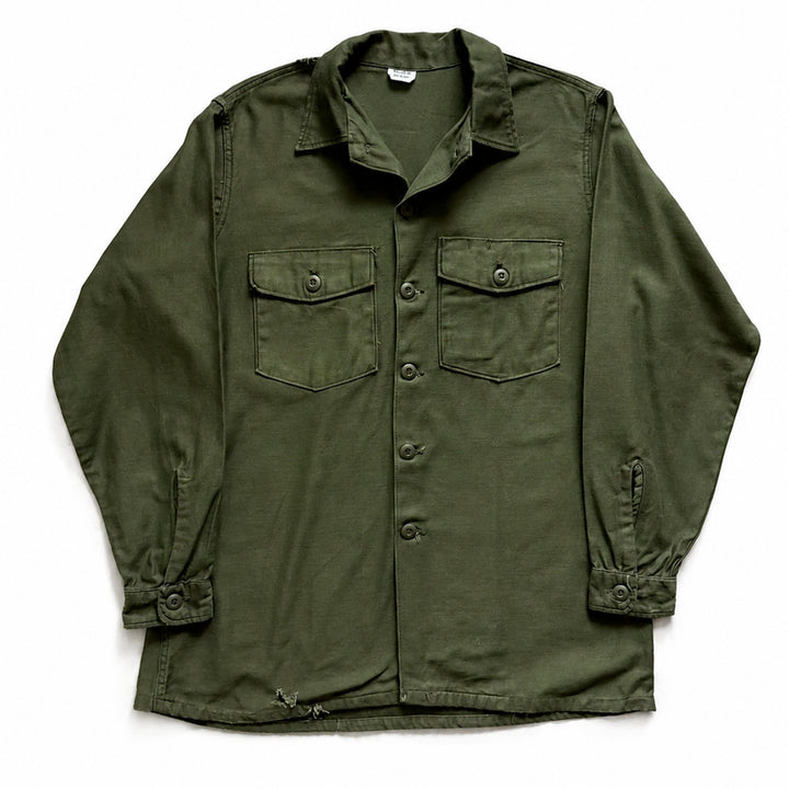[SOLD OUT] 60s 미군 OG 107 퍼티그 셔츠 16.5