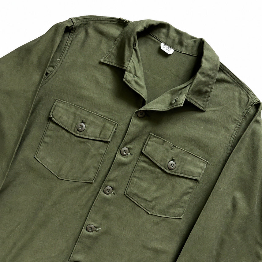 [SOLD OUT] 60s 미군 OG 107 퍼티그 셔츠 16.5