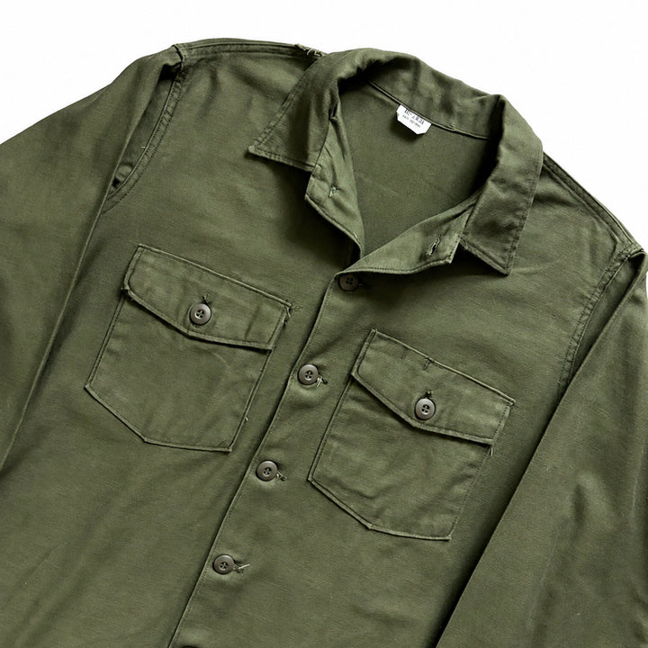 [SOLD OUT] 60s 미군 OG 107 퍼티그 셔츠 16.5