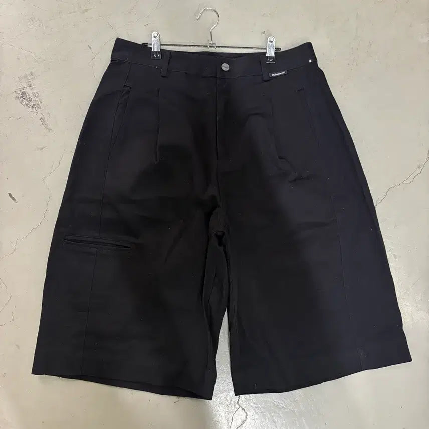 [BUNJANG] Vintage One-Pleat Bermuda Cotton Pants / 만원샵 빈티지 원턱 버뮤다 코튼 팬츠 3(L)