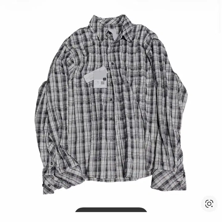 [BUNJANG] Undermycar Checkered Long Sleeve Shirt Size 1 / 언더마이카 셔츠 사이즈1