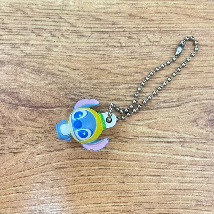[BUNJANG] Disney Stitch Costume Keychain / 일본정품 고전 빈티지 디즈니 스티치 코스튬 키링