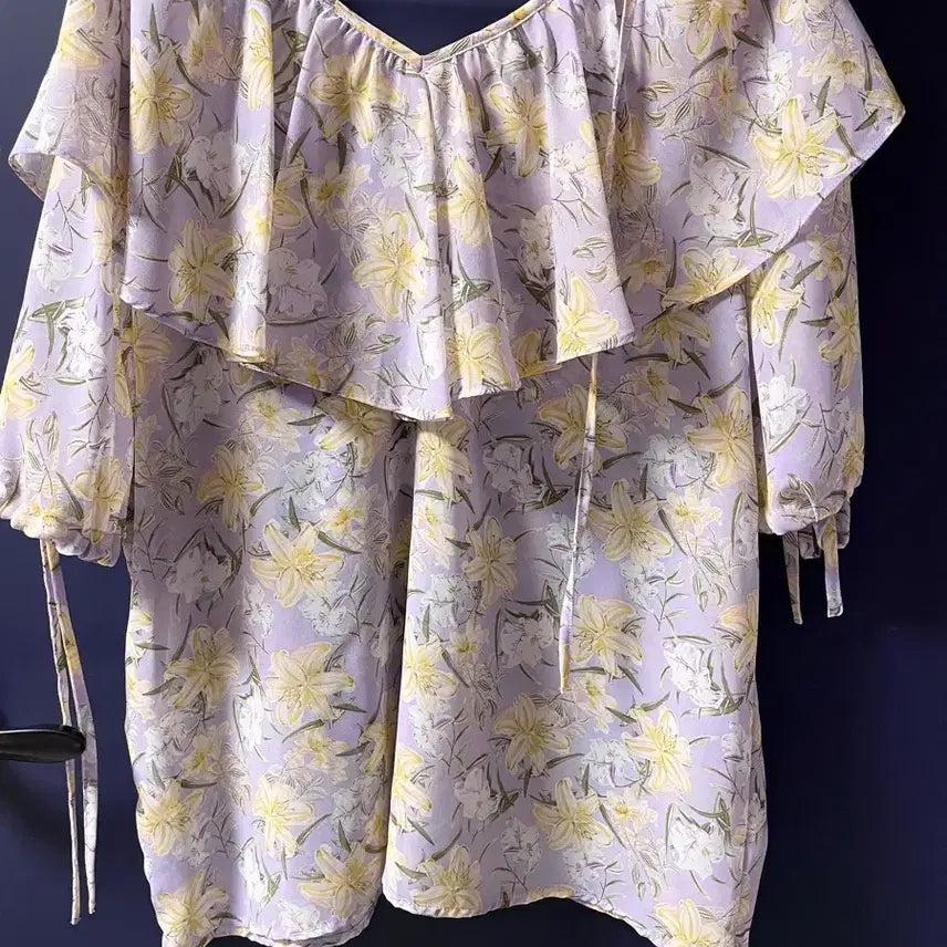 [BUNJANG] Floral Print Spring Blouse and Dress Set / (옷장정리) 블라우스 봄원피스 꽃무늬