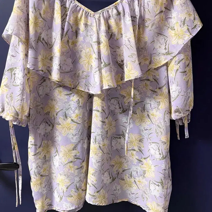 [BUNJANG] Floral Print Spring Blouse and Dress Set / (옷장정리) 블라우스 봄원피스 꽃무늬
