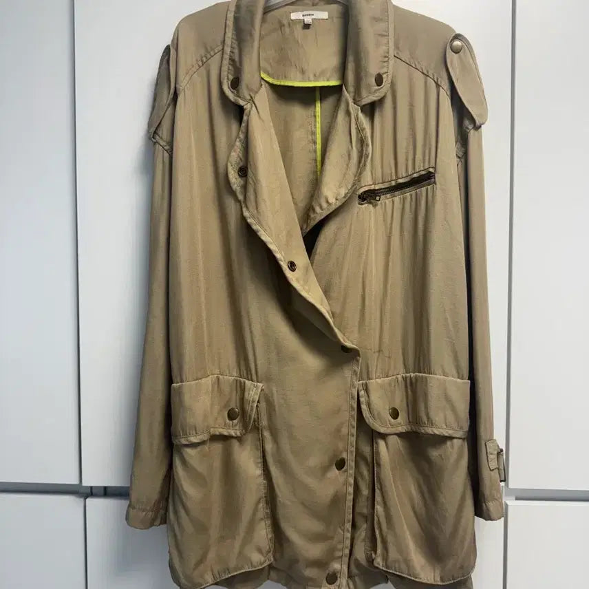 [BUNJANG] Light Khaki Soft Field Jacket / 연카키 소프트 야상