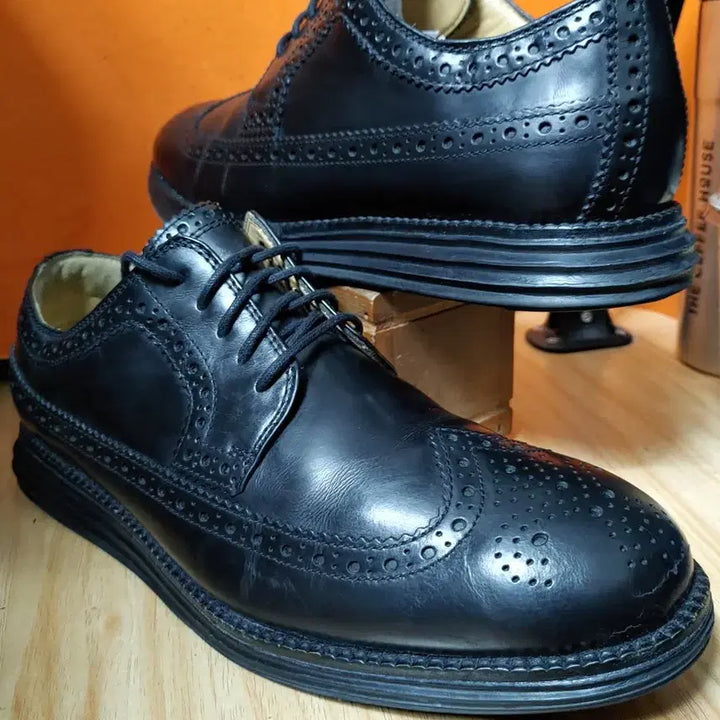 [BUNJANG] Cole Haan Natural Leather Wingtip Loafers / COLE HAAN콜한 천연가죽 윙팁 로퍼(U7추천사이즈250)