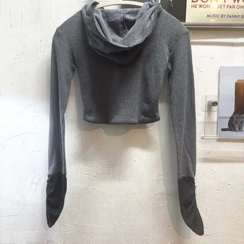 [BUNJANG] Cherry Quiri Wave Lace Ribbon Hoodie / Cherry Quiri 웨이브 레이스 리본 후드티