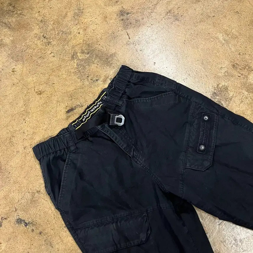 [BUNJANG] National Geographic Black Cargo Pants / [정품/76] 내셔널지오그래픽 블랙 카고 바지