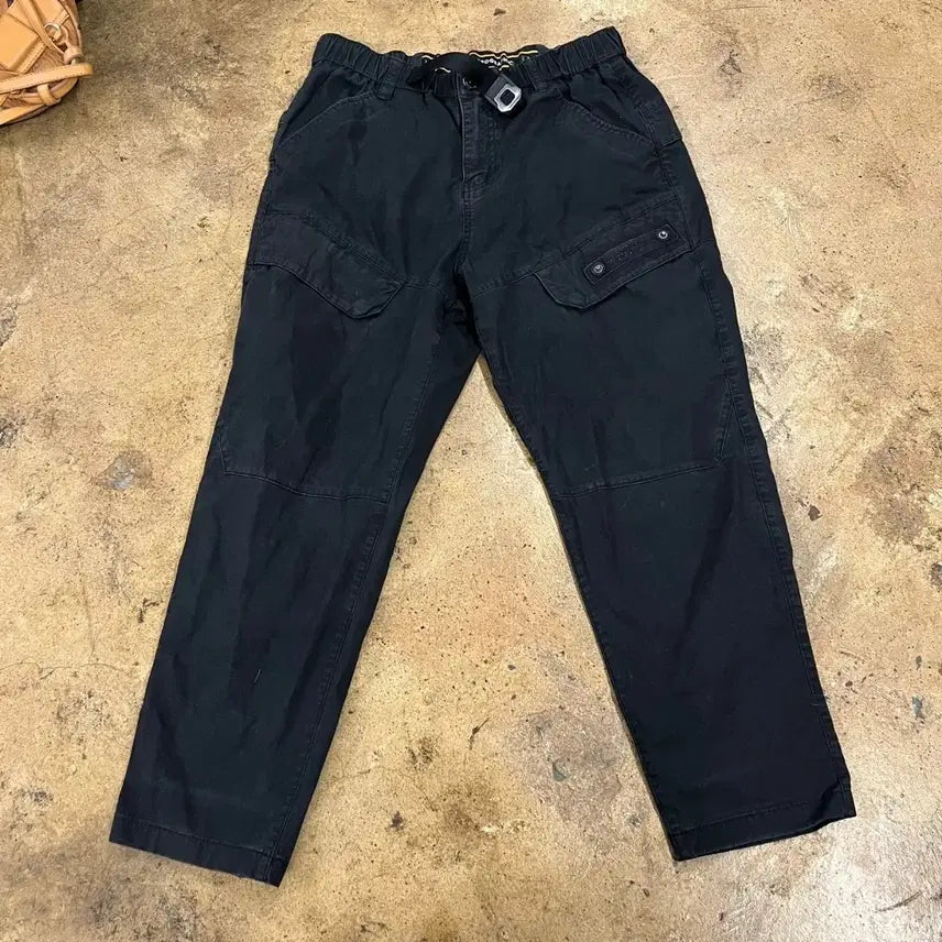 [BUNJANG] National Geographic Black Cargo Pants / [정품/76] 내셔널지오그래픽 블랙 카고 바지