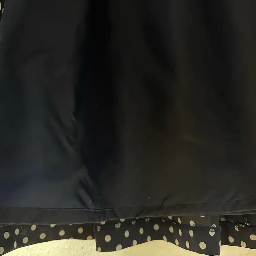 [BUNJANG] Jane More Navy Polka Dot A-Line Flare Midi Skirt / 일본빈티지 JANE MORE 네이비 도트 A라인 플레어 미디 스커트