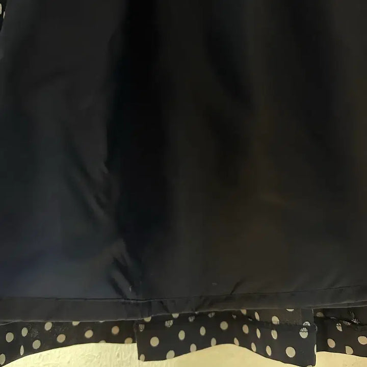 [BUNJANG] Jane More Navy Polka Dot A-Line Flare Midi Skirt / 일본빈티지 JANE MORE 네이비 도트 A라인 플레어 미디 스커트