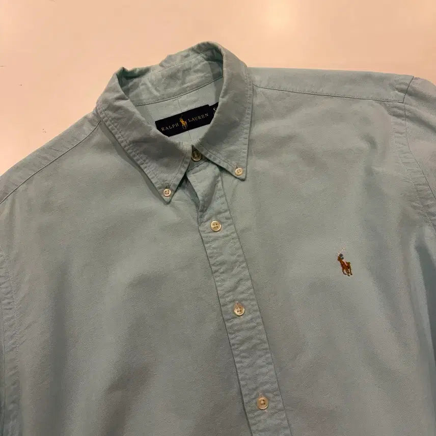 [BUNJANG] Polo Ralph Lauren Cotton Emerald Long Sleeve Shirt XL / [XL] 폴로 랄프로렌 코튼 에메랄드 긴팔 셔츠
